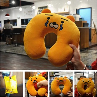 Gối Chữ U Ryan Chất Lượng Cao Chuyên Dùng✿ Gối Kê Cổ Hình Chữ U Họa Tiết Kakao FRIENDS Khi Đi Máy Bay/Xe Hơi/Xe Hơi
