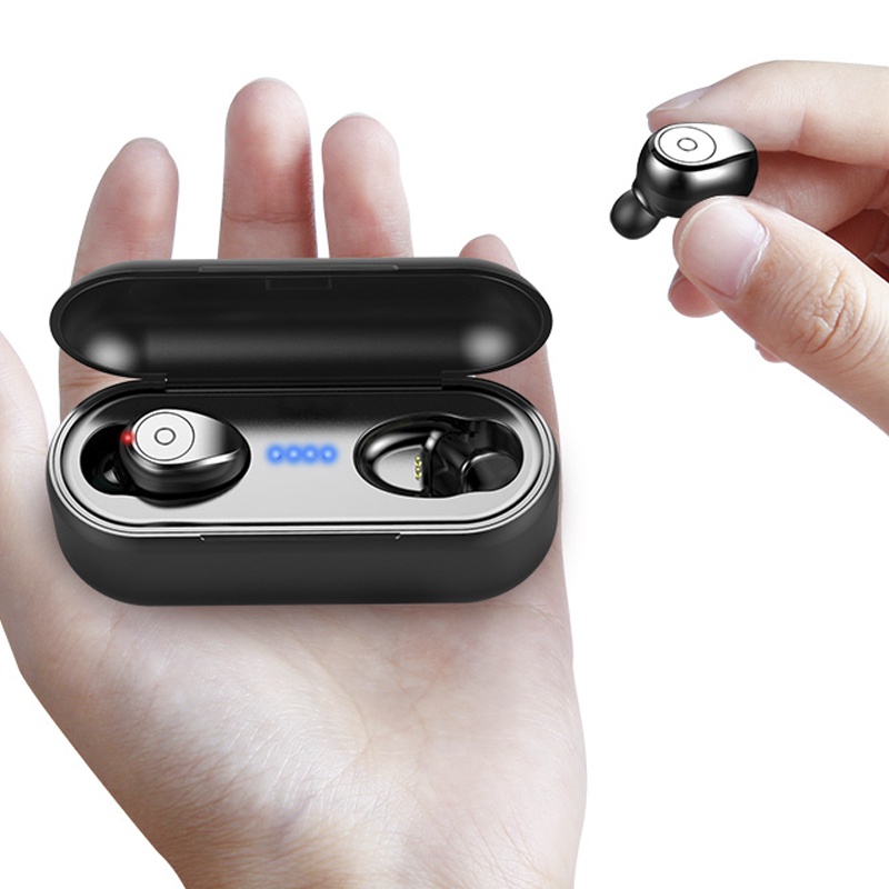 Tai nghe nhét tai không dây bluetooth True Wireless Vinetteam TWS F9 PRO blutooth 5.0 có hộp sạc -DC3650