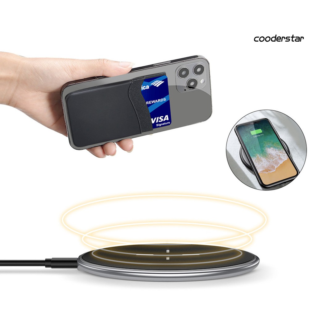 Ví silicone tự dính đựng thẻ tiện lợi dành cho điện thoại