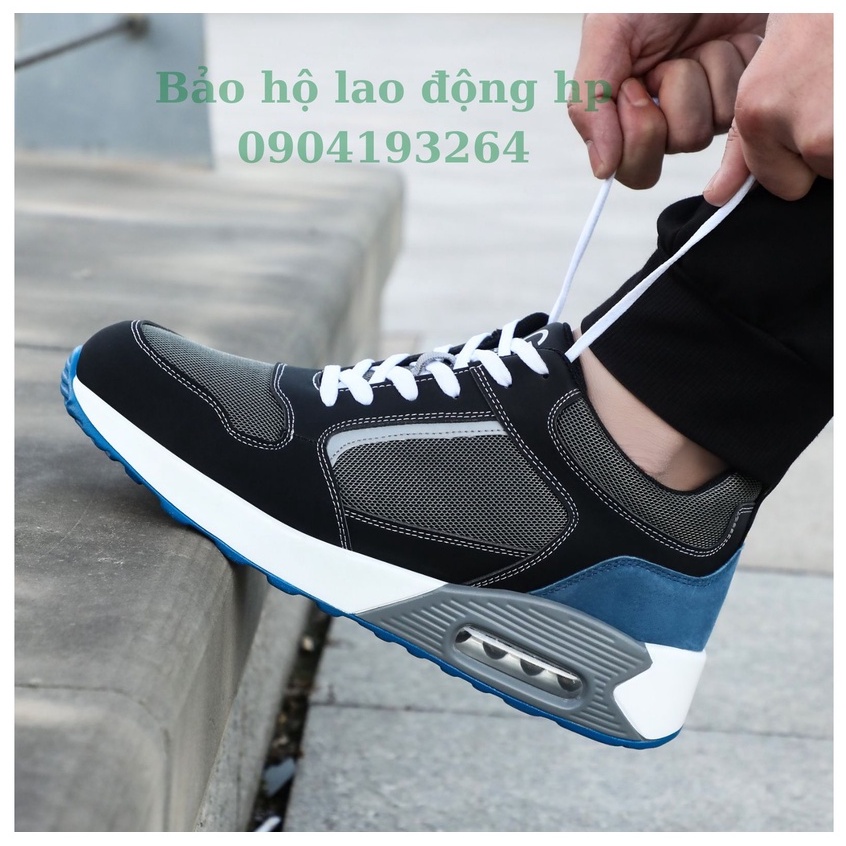 Giày Bảo Hộ Lao Động Thời Trang Thể Thao Nam Nữ Trẻ Trung Năng Động Vải Thép Chống Cắt Guyisa 1132