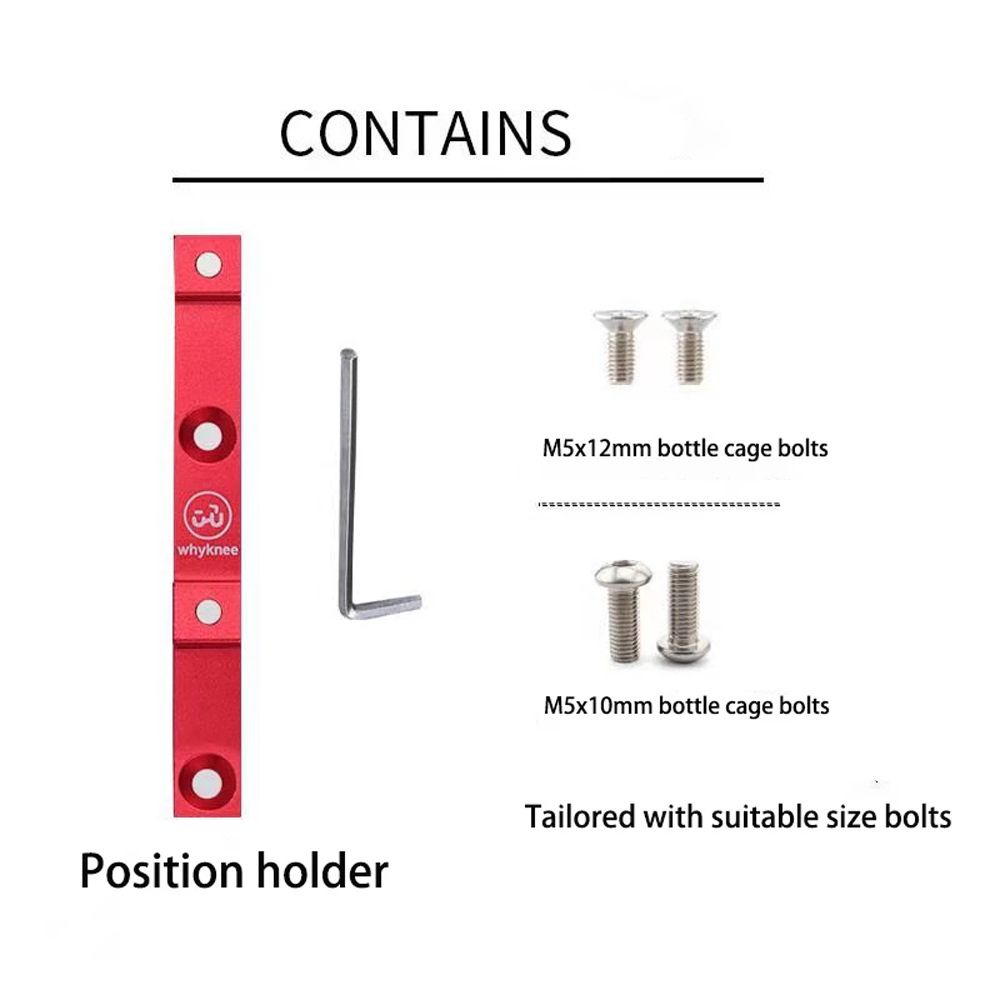 Giá đỡ bình nước bằng hợp kim nhôm kèm ốc vít điều chỉnh vị trí cho xe đạp