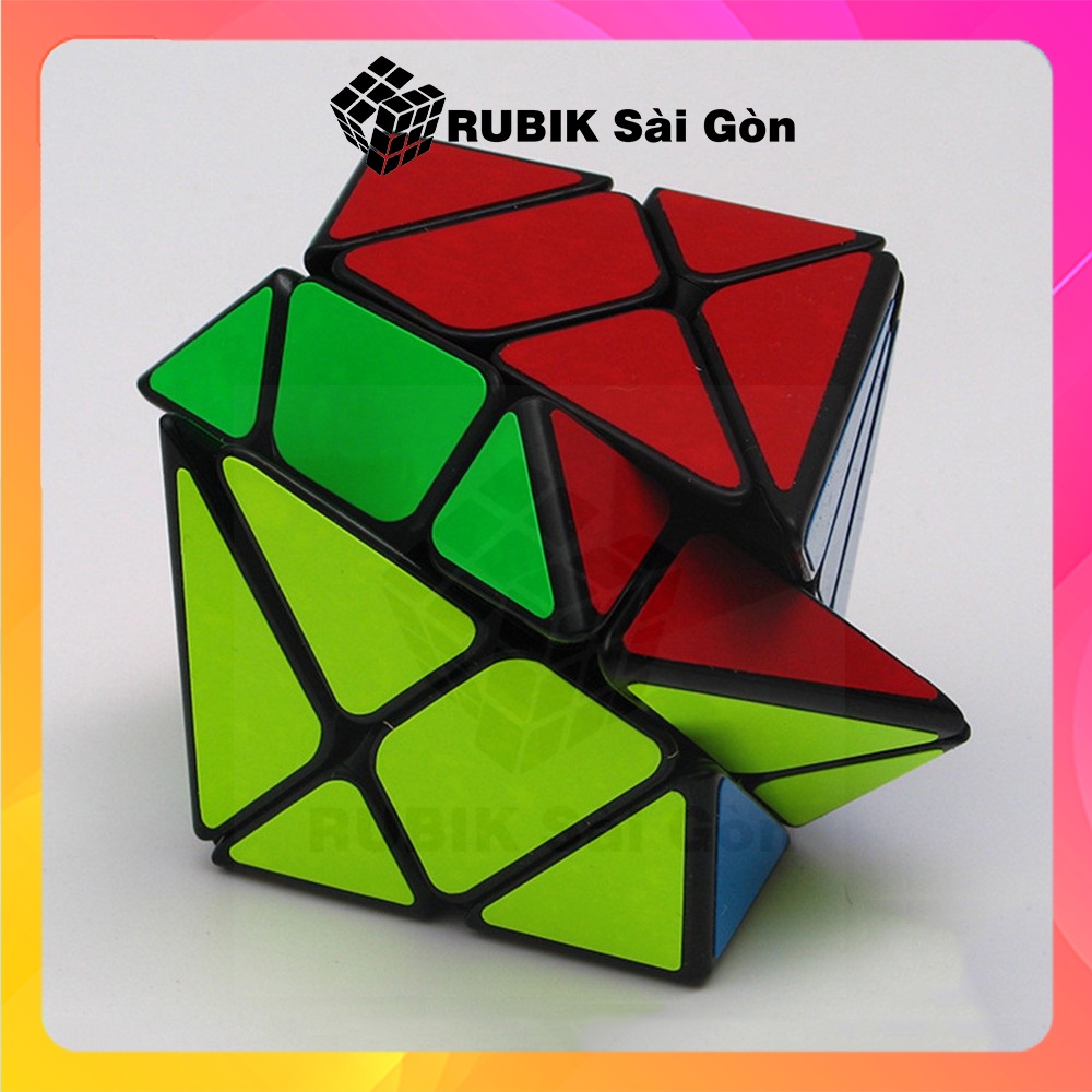Rubik biến thể Qiyi Axis Cube rubic ma thuật biến dạng kiểu dáng đẹp khó nâng cao xoay mượt trơn giá rẻ