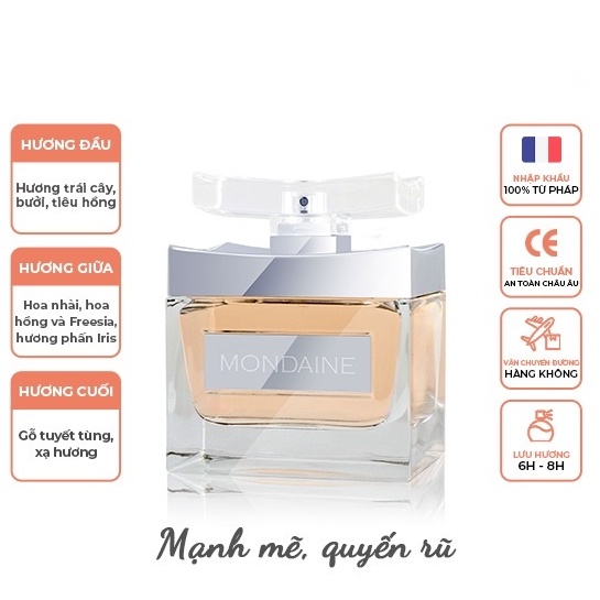 Sistelle Paris Nước hoa nữ Mondaine 95ml