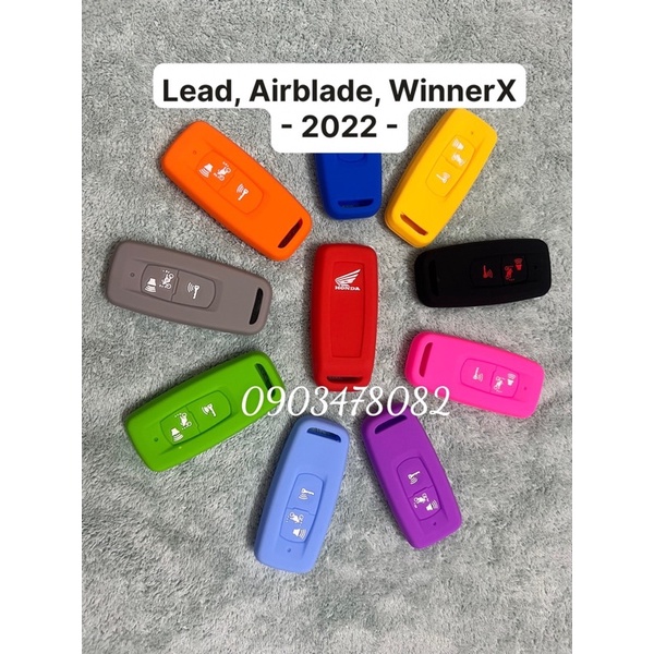 Bọc chìa khoá smartkey 2 nút bấm honda sh 300i 2021 2022, lead, vision, airblade, winnerX..