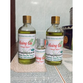CHAI 100ml TINH DẦU TRÀM NGUYÊN CHẤT HOÀNG GIA