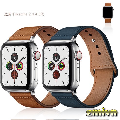 Dây da thay thế dành cho Apple Watch 38mm 42mm 40mm 44mm iWatch Series 5 4 3 2 1