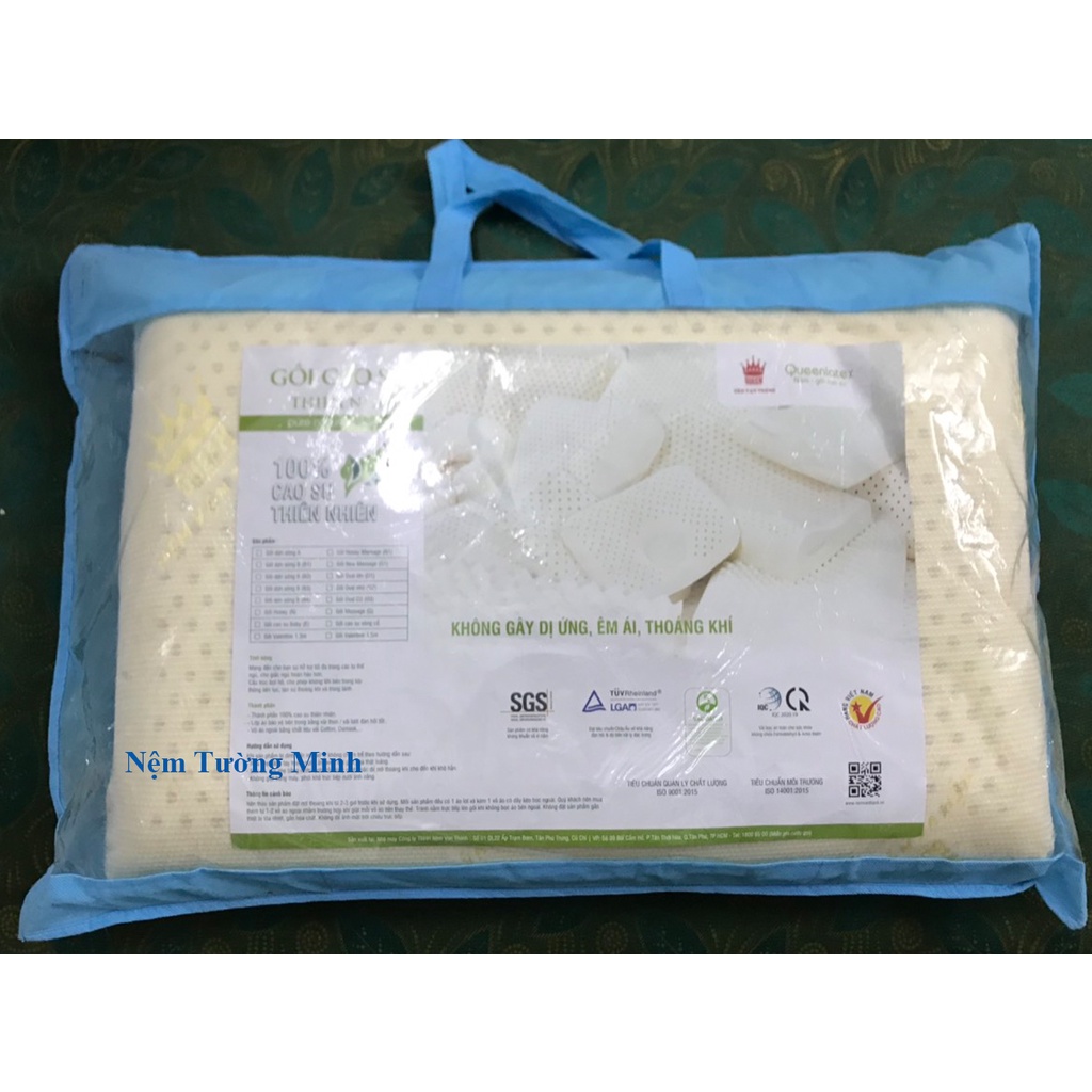 GỐI CAO SU VẠN THÀNH 100% CÁO SU TỰ NHIÊN