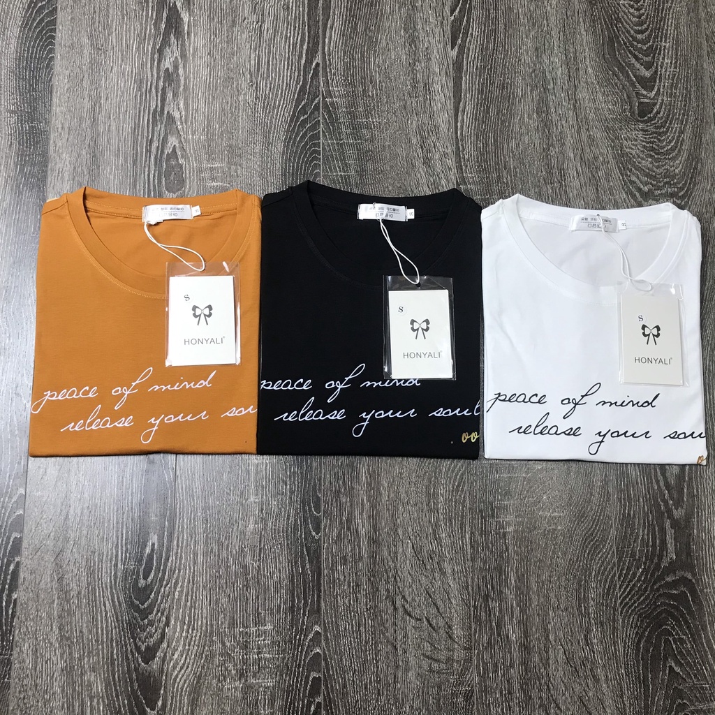 Áo thun nữ cộc tay cổ tròn dáng suông in chữ Homieyl cao cấp, áo phông nữ cotton thoáng mát chất vải đẹp