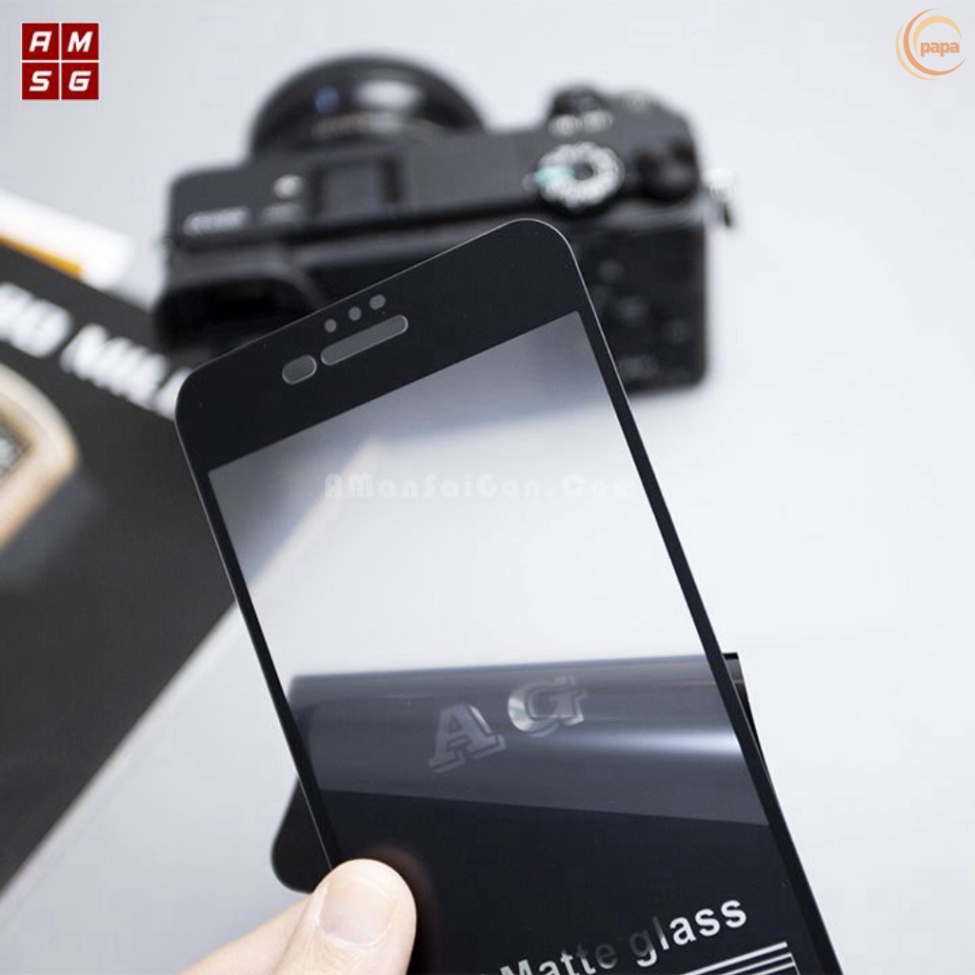 Cường Lực Chống Vân Tay Iphone 11 Pro Max 12 Pro Max 13 Pro Max 14 Pro Max Xs Max X Xr 7 Plus 8 Plus - Nhám AG