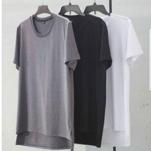 Áo thun nam lệch cực hot - ( 2 màu trắng và đen)