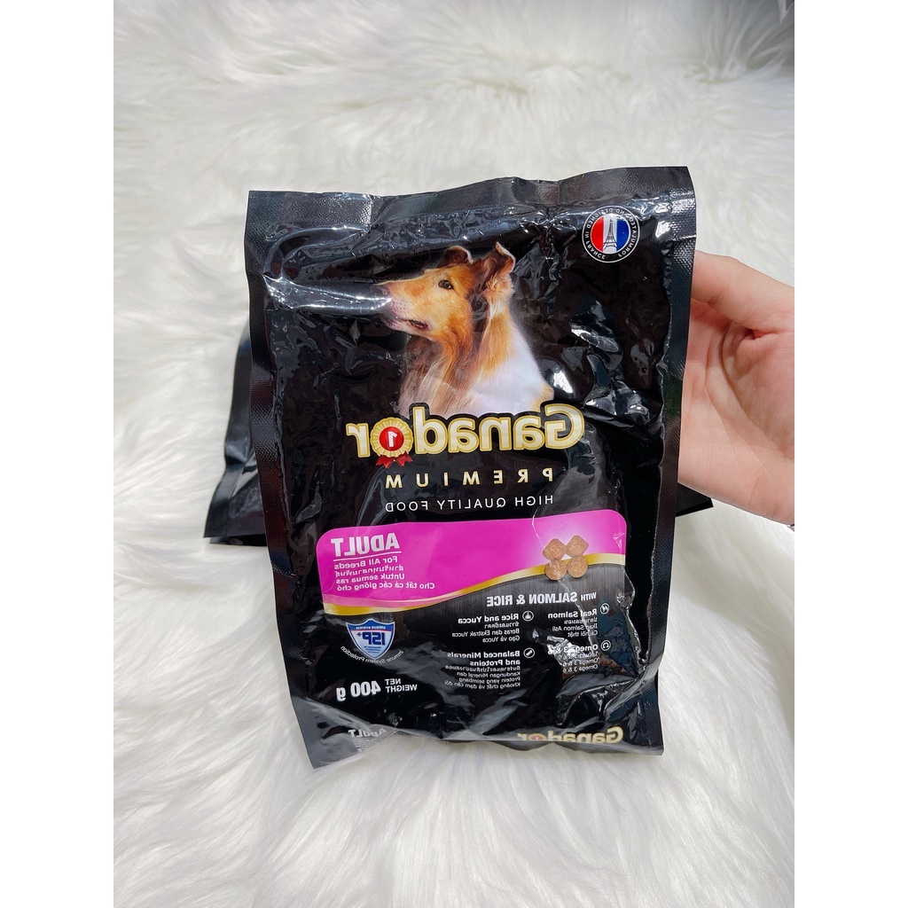 [FREESHIP]Thức ăn cho chó Ganador gói 400g - adult - puppy