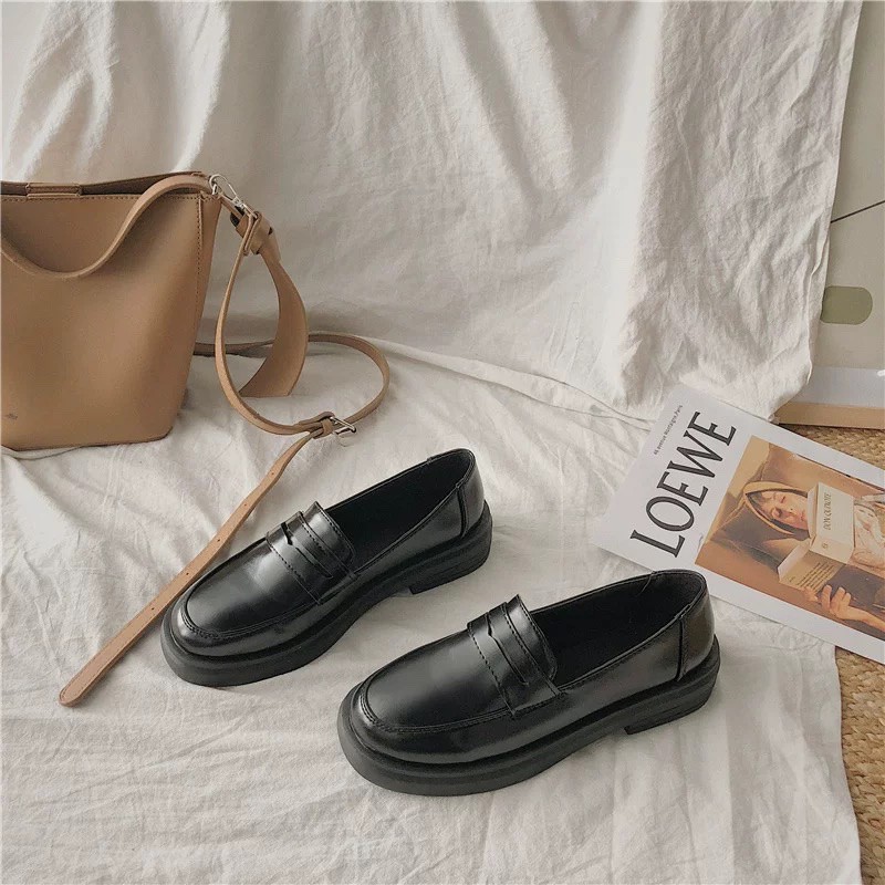 [Sẵn] Giày loafer da mềm