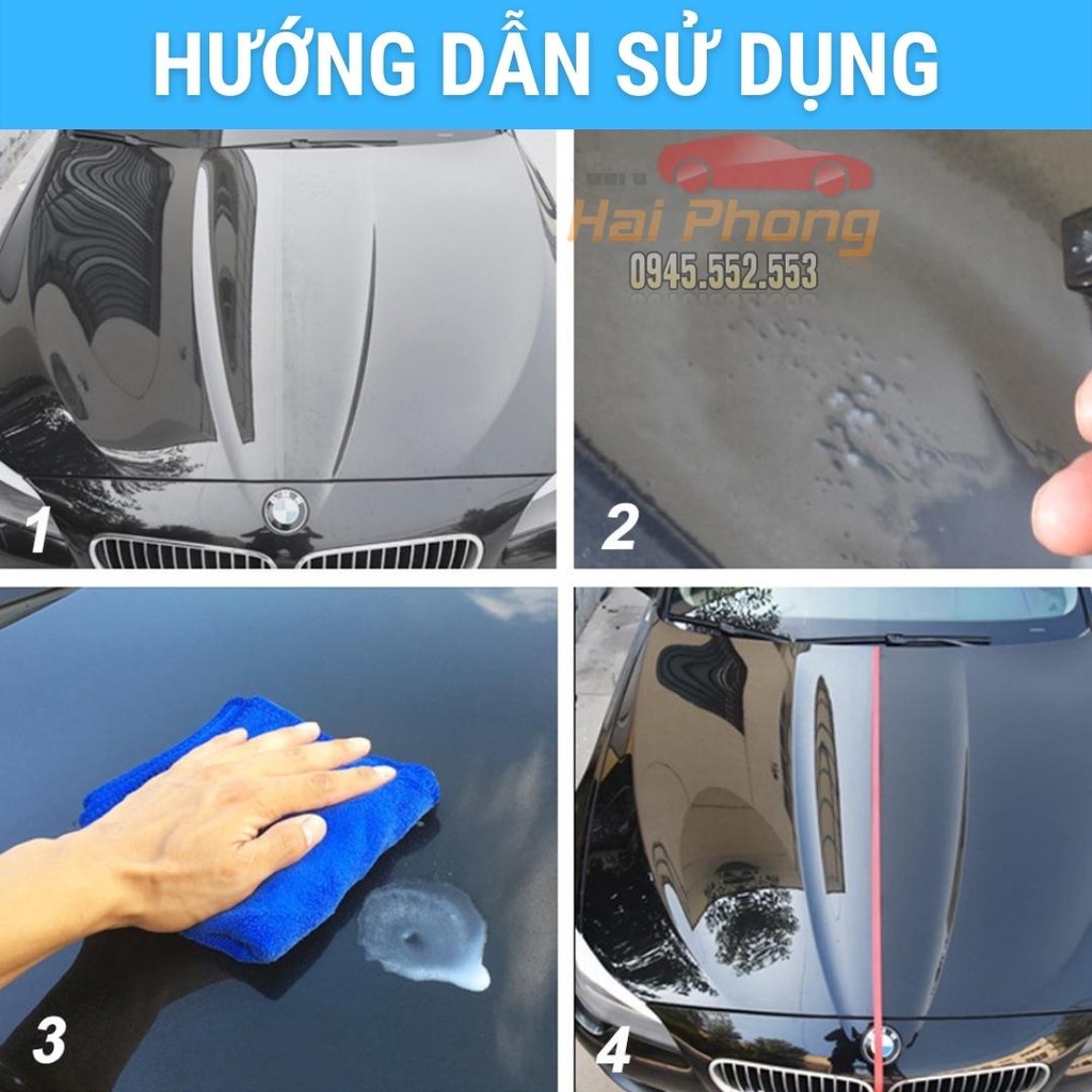 Chai xịt phủ nano chống nước kính, phủ bóng sơn xe ô tô - Chống nước bề mặt kính cận, kính mũ- AUTOMOTIVE COATING