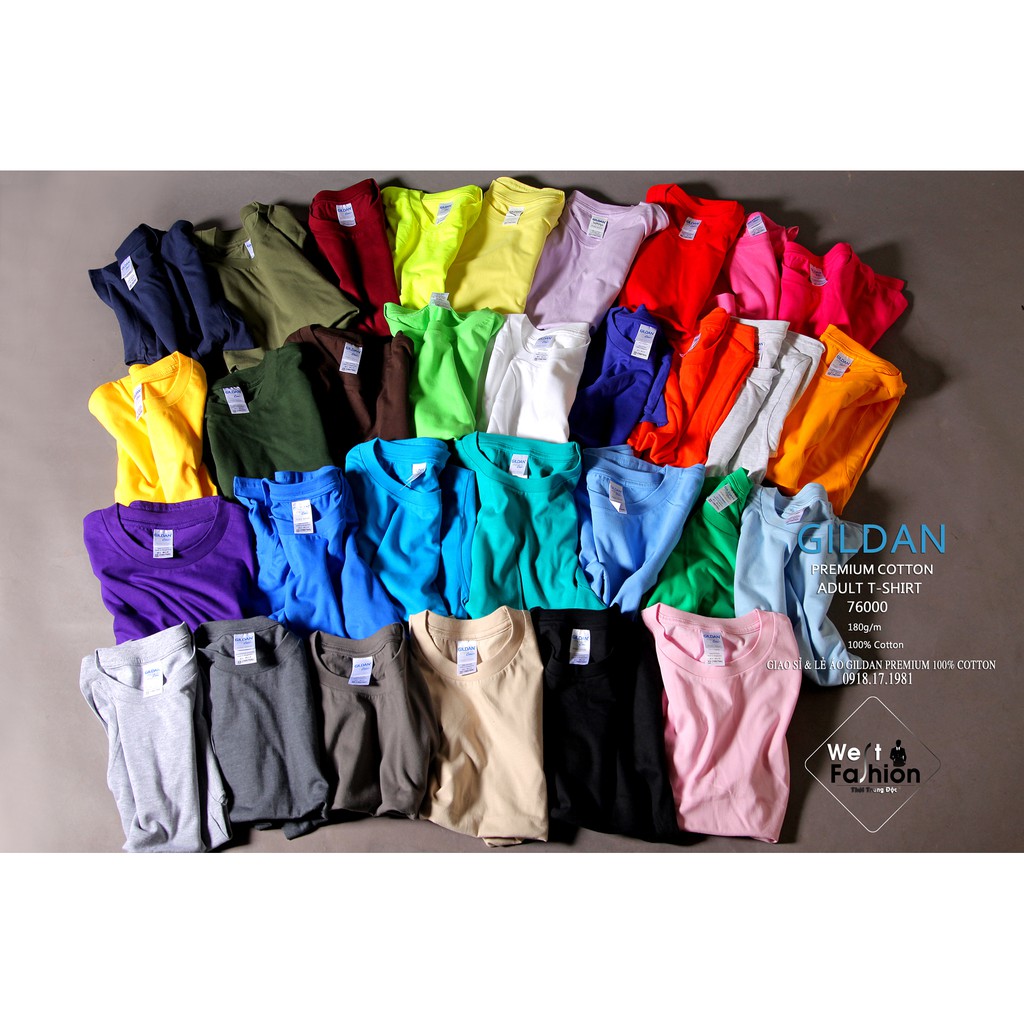 Áo Phông Gildan Premium Made in Bangladesh