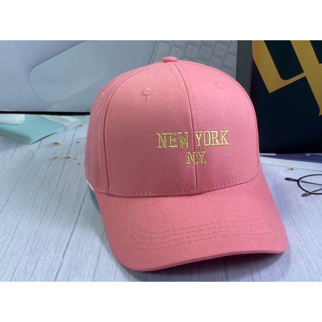 nón kết thêu new yord N.Y - mũ lưỡi trai màu hàn quốc unisex thời trang