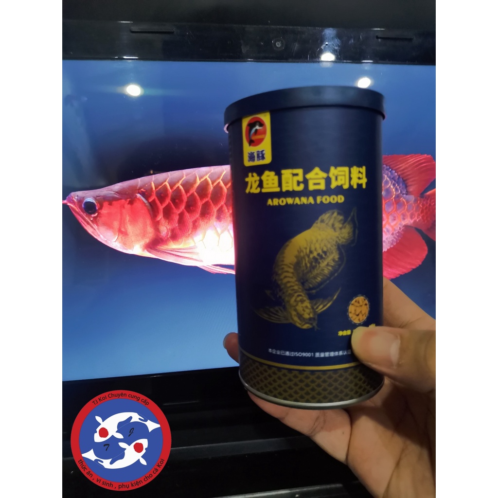 Thức Ăn Cá Rồng PORPOISE - Arowana Food Giúp Cá Mau Lớn Và Phát Triển Toàn Diện - 125g
