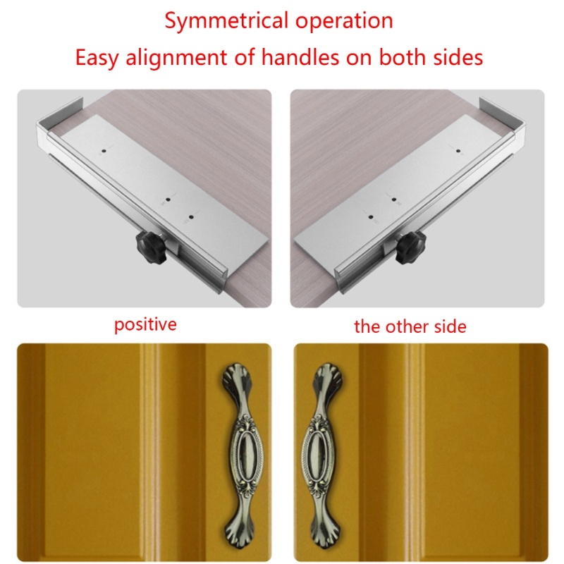 Tay Cầm Định Vị Khoan Lỗ Bỏ Túi Cho Ngăn Kéo Tủ Tiện Dụng