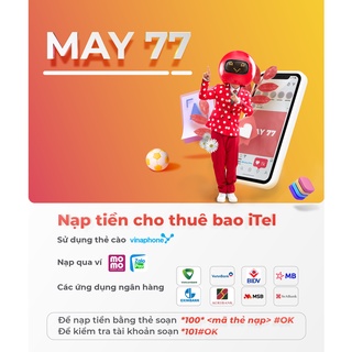 [Miễn Phí Tháng đầu] Sim iTelecom 087 Data 3GB/Ngày - 90 GB/Tháng