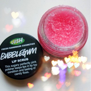 Tẩy tế bào chết môi Lush Lip Scrub - Bubble Gum - hương dâu