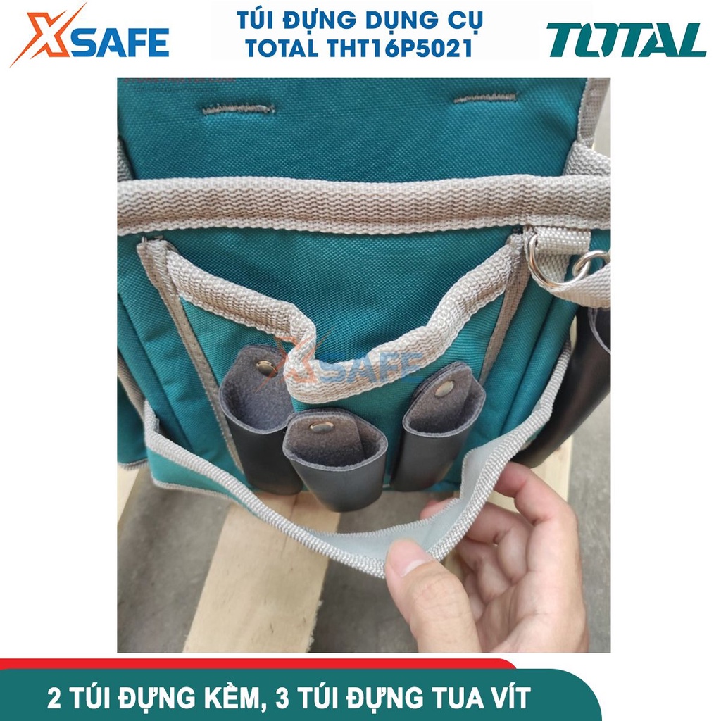Túi đựng dụng cụ TOTAL THT16P5021 kích thước 20inch (24x13cm) chất liệu polyeste 600D và EVA dày dặn, chắc chắn
