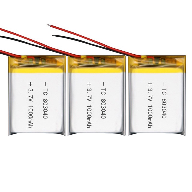 PIN LIPO 1000mAh 3.7V 803040 , DÙNG CHO CÁC THIẾT BỊ ĐIỆN TỬ
