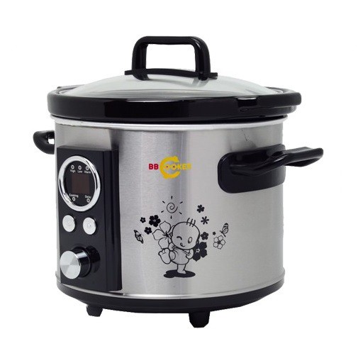 Nồi Hầm Chậm Nấu Cháo Tự Động Điện Tử BBcooker DS25 2.5 Lít (Có thể kho cá, kho thịt)