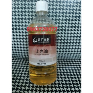 DẦU BÓNG, Phủ bóng GLOSSY VARNISH BẢO QUẢN TRANH SƠN DẦU  Hộp 500ml