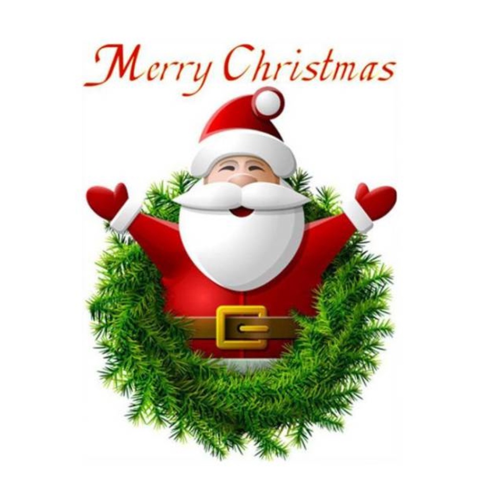 Giấy Dán Tường Chống Ẩm Hình Vòng Hoa Giáng Sinh Màu Đỏ 30 * 20cm