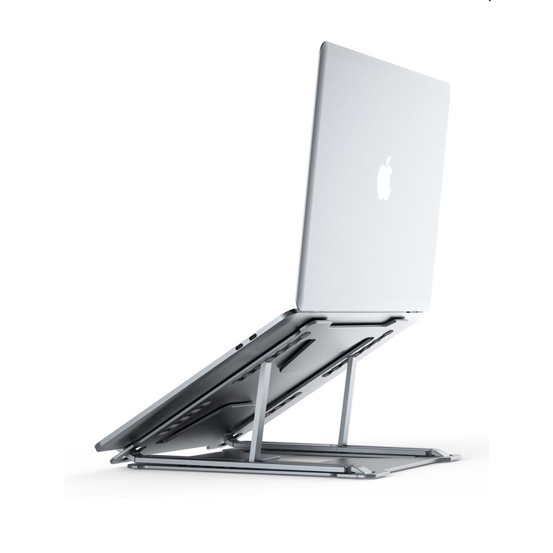 Giá đỡ laptop tablet bằng nhôm kiêm đế tản nhiệt nâng Macbook Laptop điều chỉnh góc nghiêng độ cao P17.