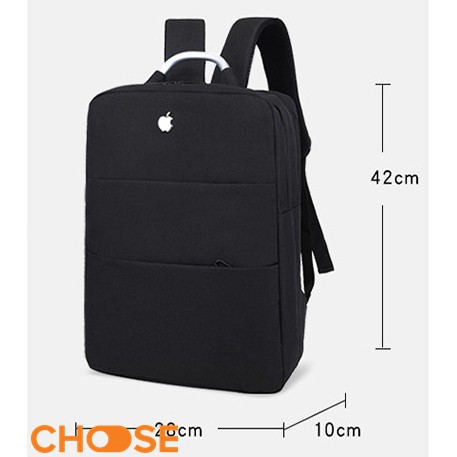 [Mã FASHIONT4MA2 giảm 10K đơn 50K] Balo Nam Choose Balo Chống Nước Đựng Laptop Công Sở Đính Trái Táo Thời Thượng NBK7K1