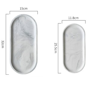 Dĩa gốm sứ hình oval sáng tạo
