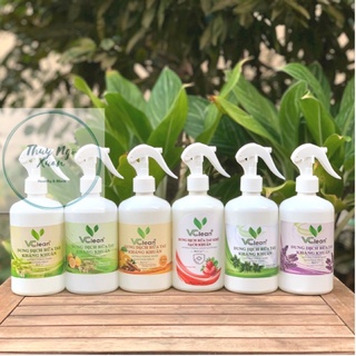 Dung Dịch Rửa Tay Kháng Khuẩn VCLEAN 6 Mùi Hương Cực Thơm Chai 500ml