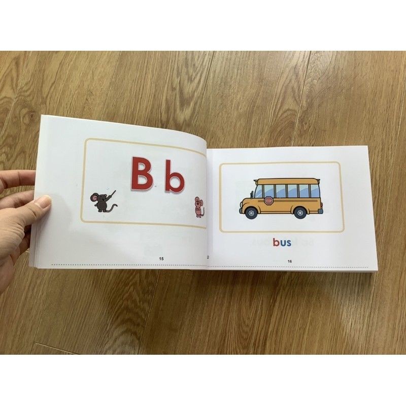 [Level 1] Little fox ABC Book, in gộp thành 2c - Kèm file nghe