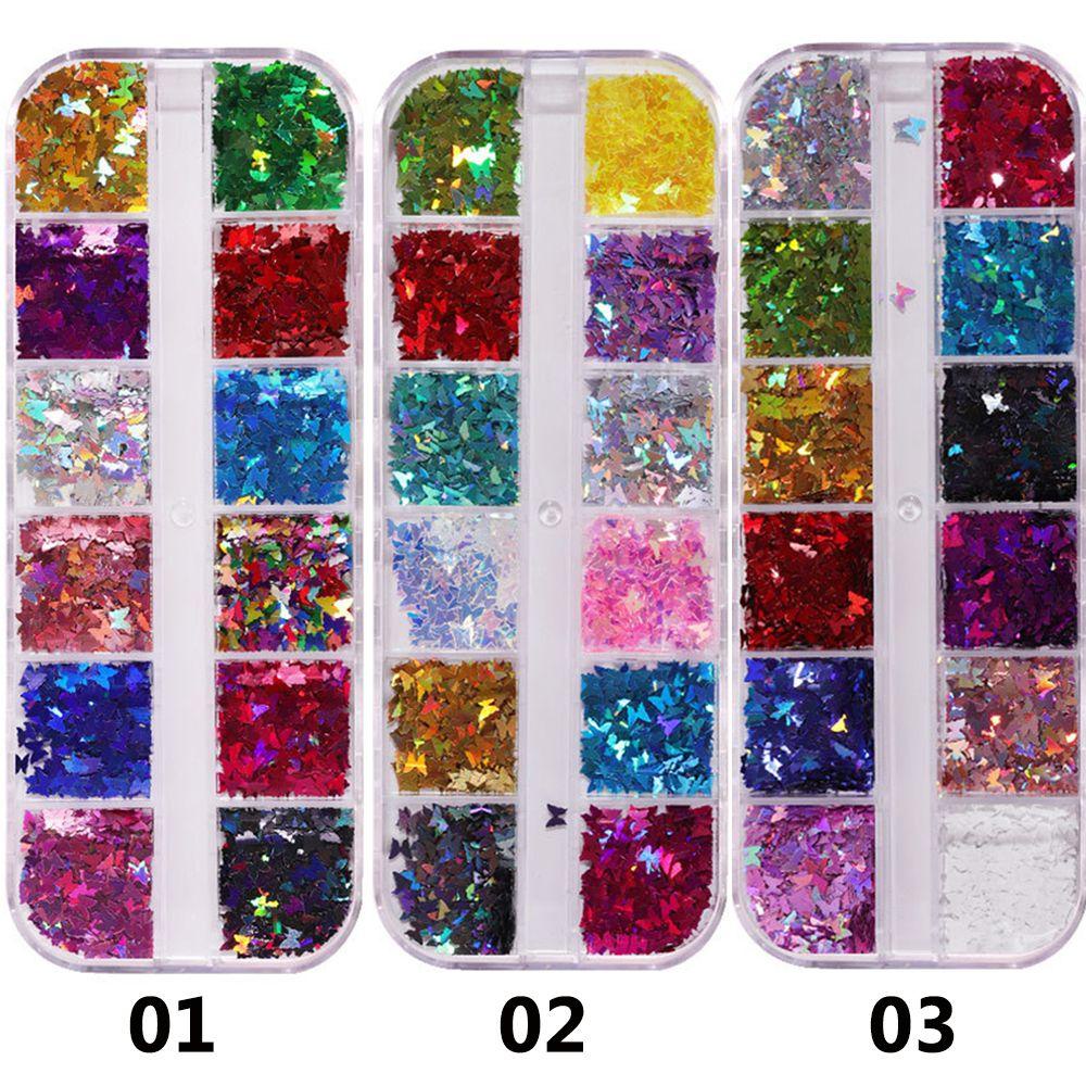 Hộp Sequin Lấp Lánh Ánh Sao Dùng Trang Trí Móng Nghệ Thuật