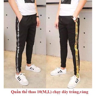 Quần thể thao thun nỉ chạy dây