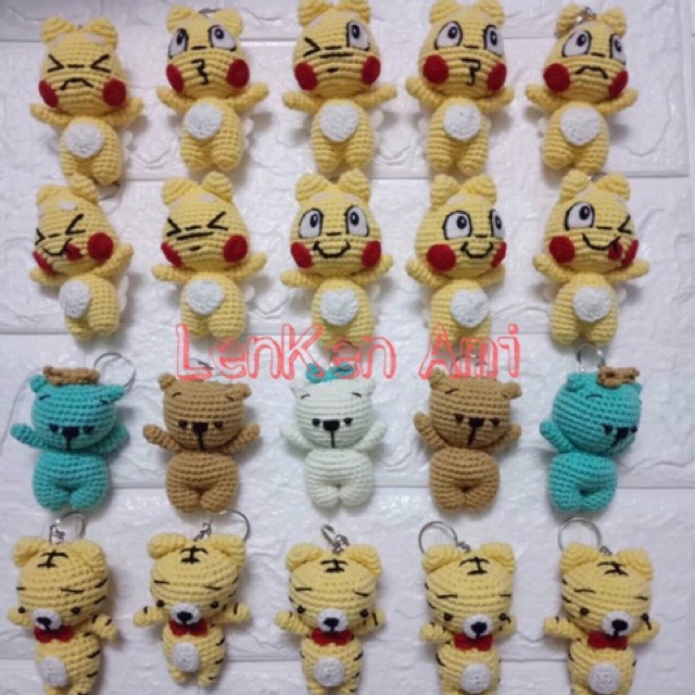 Móc khoá len đồng giá 85k