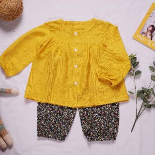 Set áo đũi quần hoa