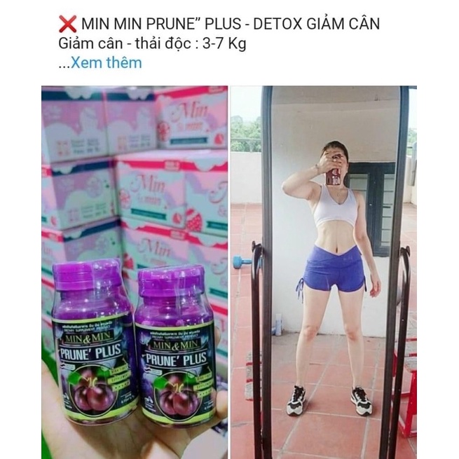 Detox Min Min gc trắng da chính hãng thái lan