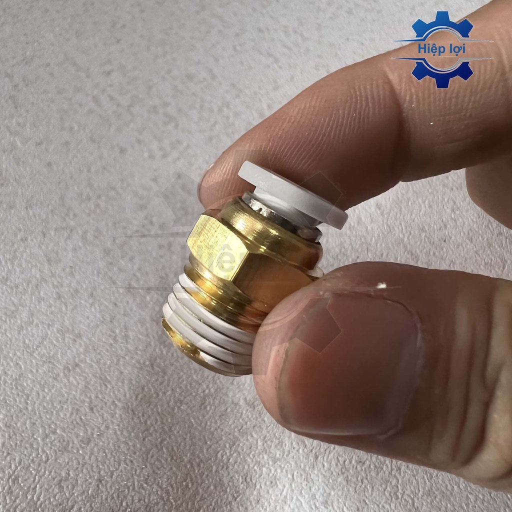 Đầu nối khí nén 1 đầu ren ngoài YPC - nối 1 đầu ống hơi 1 đầu ren ngoài