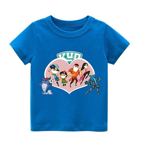 Áo thun cho bé kun 8, 4 màu, có size người lớn, Anam Store