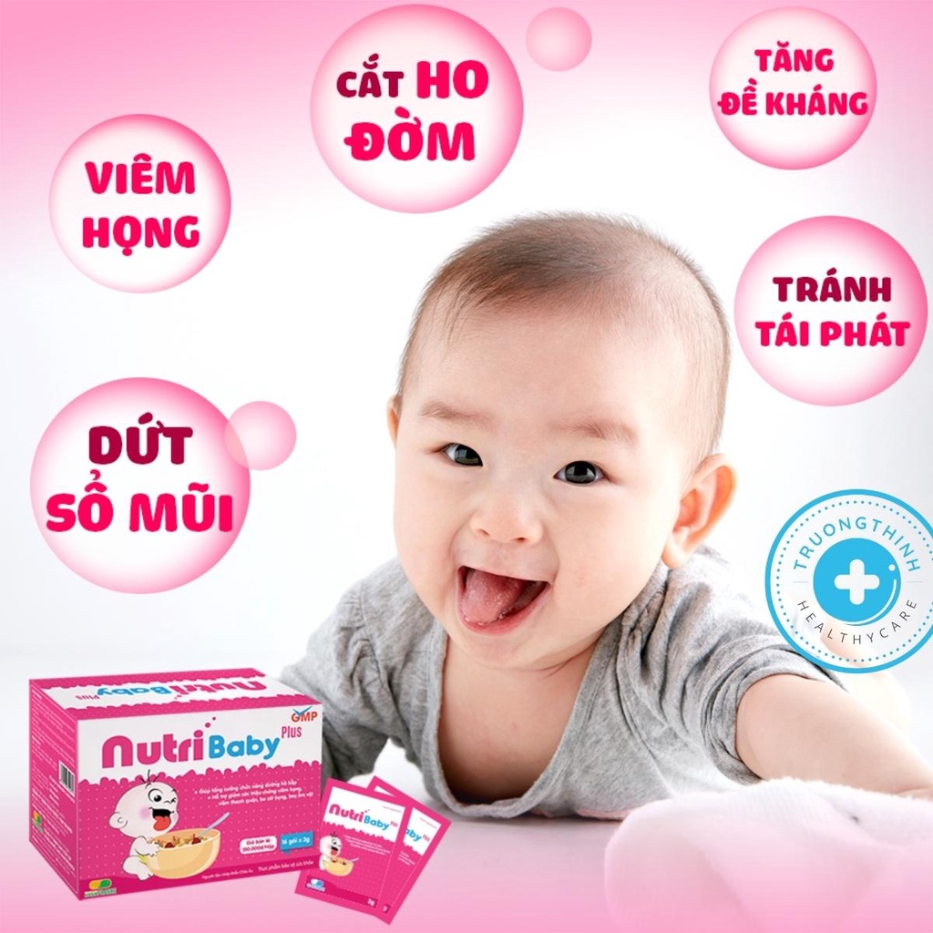 Tăng đề kháng trẻ em, giúp hạn chế viêm đường hô hấp NutriBaby Plus