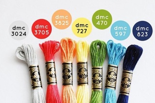 Chỉ DMC code từ 341 đến 505