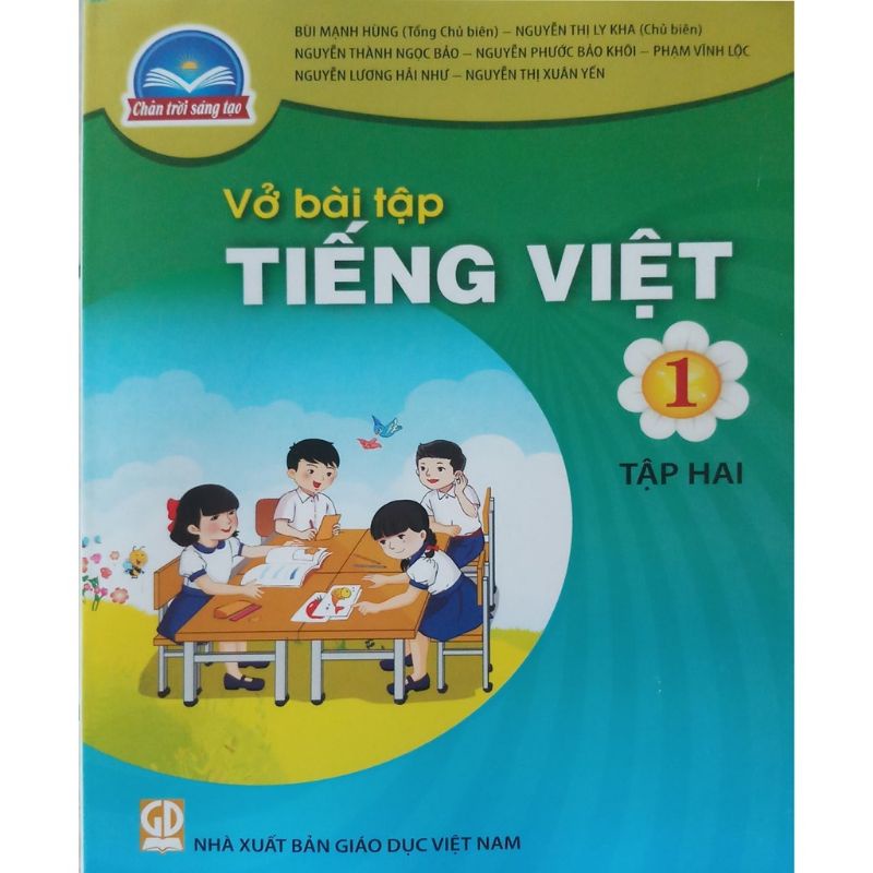 Toys, Vở bài tập tiếng việt 1 tập 2 và 1 cây bút hình.