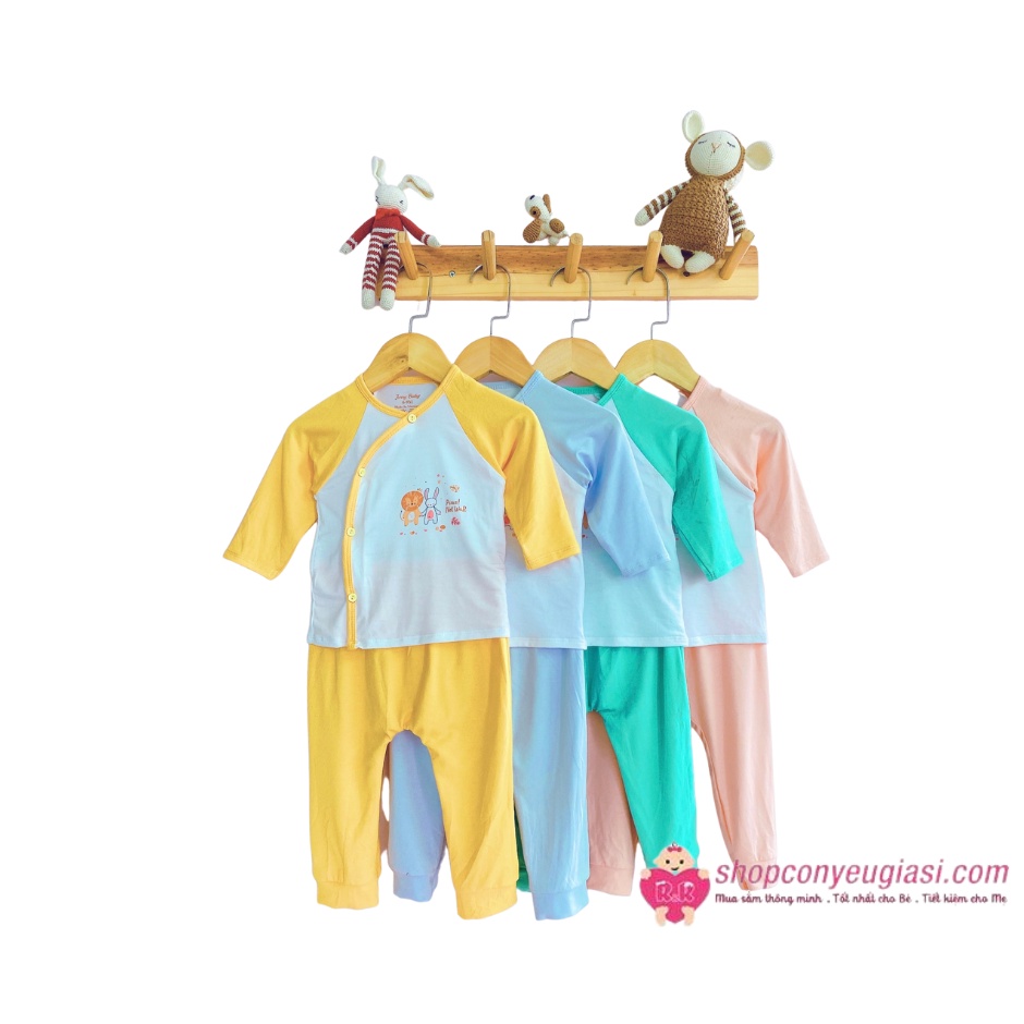 Bộ cúc xéo tay xài ráp lăng JerryBaby cho bé (0-9M)