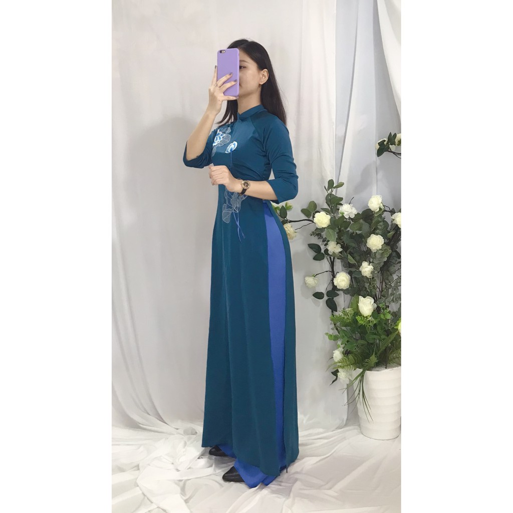 #Sale# Áo dài truyền thống thêu đẹp