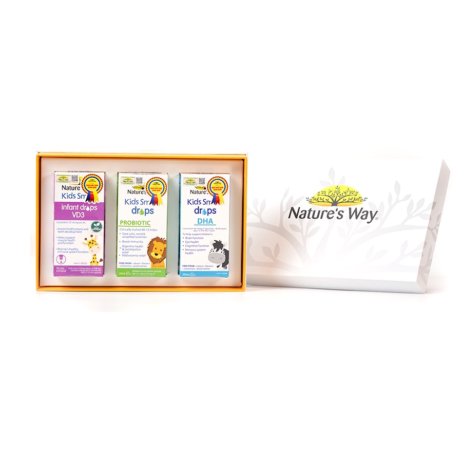 Bộ 3 Nature's Way Giúp Bổ Sung DHA + Probiotic + VD3