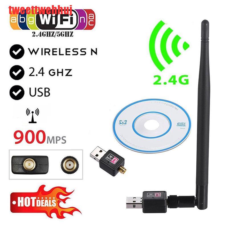 Usb Wifi 900mbps 802.11b / G / N W / Ăng Ten