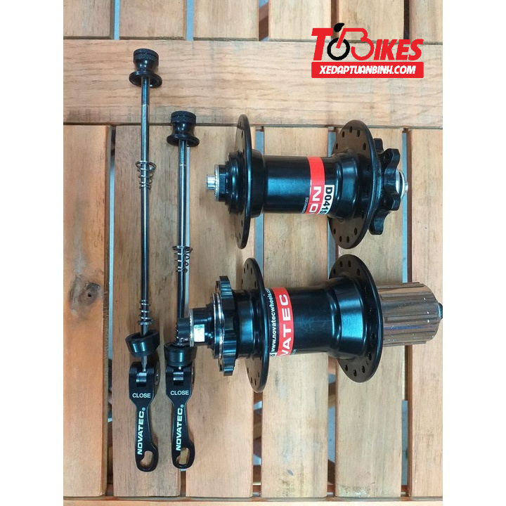 Bộ mayor ( Hub ) xe đạp Novatec D041SB+D042SB 4 vòng bi