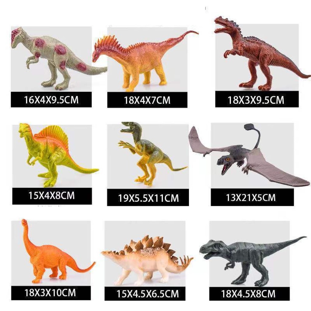 Bộ đồ chơi mô hình công viên khủng long cho bé - Đồ chơi mô hình các loại con vật nhựa cho bé trai bé gái