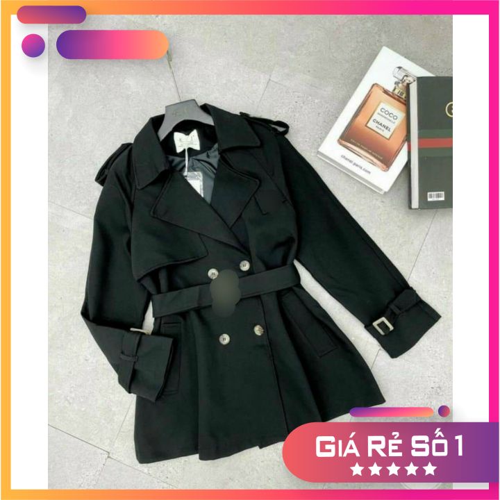 áo dạ nữ kaki hàng quảng châu cao cấp, áo dạ mango thiết kế phong cách hàn quốc có kèm đai đi cùng | BigBuy360 - bigbuy360.vn